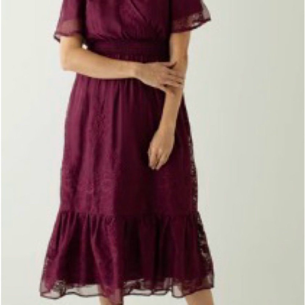 Orange Creek Plum Midi Dress - Picture 7 of 7